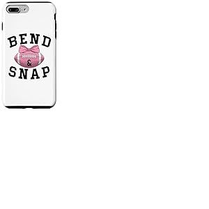 Bend and Snap Football Game Day Coquette Pink Football Bow Coque pour iPhone 7 Plus/8 Plus