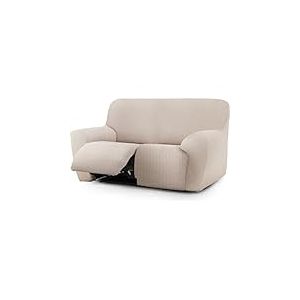 ECOMMERC3 Housse de canapé Relax Pieds Ensemble 3 x 2, Super élastique bi-élastique, Respirante, Facile à Installer et à enlever, avec Mousse de Fixation et élastiques pour Repose-Pieds