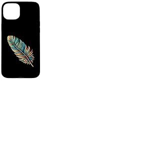 Plume sud-Ouest Indien Indien Art Tribal Coque pour iPhone 15 Plus