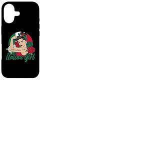 Drapeau Italien incassable pour Femme avec Inscription &laquo; Pride Roses &raquo; Coque pour iPhone 17