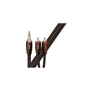 AudioQuest Câble audio 2 m Big Sur 3,5 mm – 2 x RCA 3,5 mm Noir – Câbles audio (3,5 mm, 2 x RCA, cuivre, 2 m, noir)