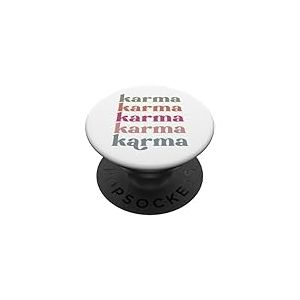 Adjectifs pr&eacute;f&eacute;r&eacute;s des Hommes Femmes et Enfants Karma Mots impertinents Amusants PopSockets PopGrip Adh&eacute;sif