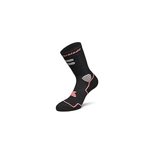 Rollerblade HIGH PERFORMANCE SOCKS, Chaussettes de roller, pour femme, chaussettes de sport pour adultes, unisexes, noir/corail