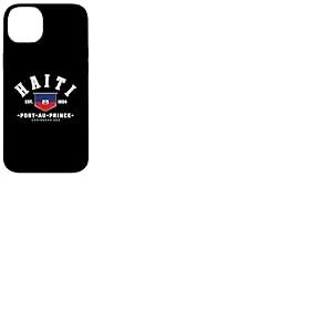 Cadeau ami ha&iuml;ti Drapeau ha&iuml;ti Port-au-Prince ha&iuml;ti Cadeau Coque pour iPhone 14 Plus