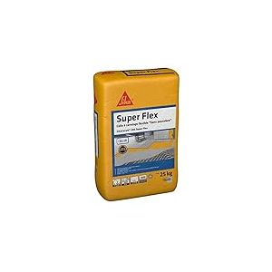 SIKA - Colle à carrelage flexible - SikaCeram 250 Super Flex Gris - Sans poussière spécial très grand format (10000cm²) - Mur et sol intérieur et extérieur - 25kg