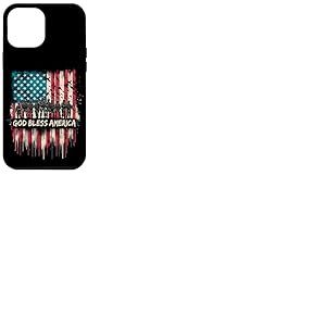 Drapeau américain « God Bless America » 4 juillet patriotique Coque pour iPhone 12 Pro Max