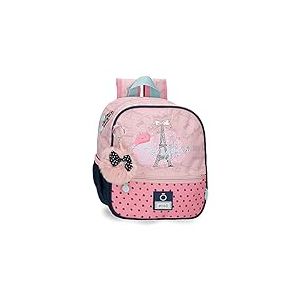 Enso Bonjour Preschool Sac à dos Adaptable sur Trolley Rose 23x25x10 cm Polyester 5.75L