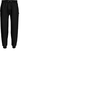 Tommy Hilfiger Pantalon de Pyjama Homme Track Pant avec Ceinture &Eacute;lastique, Noir (Black), M