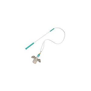 Outward Hound Tail Teaser Jouet interactif pour Chien pour l'exercice et Le Jeu, Jouet couineur en Peluche Inclus, Multicolore