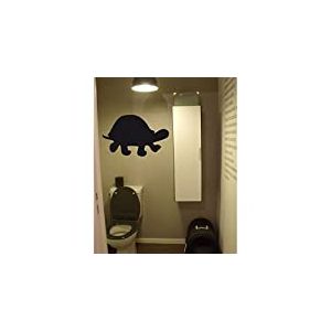Stickers Tortue - Vert Lime, L 60cm x H 36cm