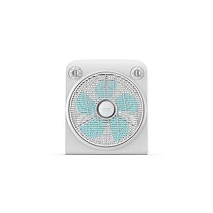 Cecotec EnergySilence 6000 PowerBox Black Ventilateur de sol 50 W 5 pales 3 vitesses moteur en cuivre rotatif Regilla 2 heures (Blanc)