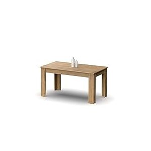 Muebles Pitarch | Table à Manger, Table de Salon ou Cuisine, pour 6 personnes, Rectangulaire, 140x80cm (largeur x profondeur), Chêne Gold, Moderne, Élégante, Résistante