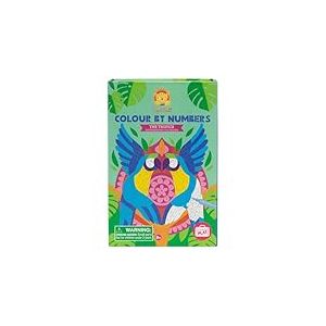 Tiger Tribe- Couleur par Numbers/The Tropics Cahiers et Livres de coloriage, 3760647, Multicolore