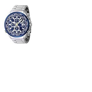 Invicta Aviator Montre Homme Mouvement &agrave; Quartz en Acier Inoxydable - 50mm