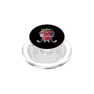 Hockey Sur Glace Fraise Amusant Pour Enfants PopSockets PopGrip pour MagSafe