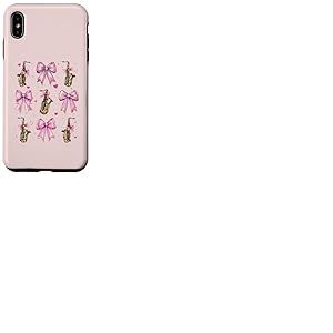 Saxophone Instrument Saxophoniste Saxiste Sax Girl Coquette Coque pour iPhone XS Max