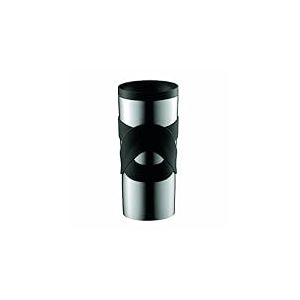 Bodum - 11043-01 - Travel Mug - Mug de Voyage Isotherme Double Paroi Inox - 0.35 L - Noir