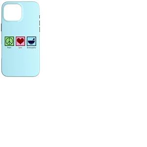 Peace Love Hom&eacute;opathie Mignon Praticien Hom&eacute;opathique Coque pour iPhone 16 Pro Max