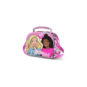 KARACTERMANIA Sac À Goûter 3D Unisex Kids Sac à Goûter 3D, Rose Barbie, Taille Unique