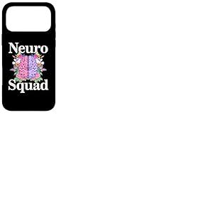 Neuro Squad Floral Brain Neurologie Neuro Nurse Team Coque pour iPhone 17 Pro Max