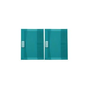 Viquel Strong Cover - Prot&egrave;ge cahier a4 vert en plastique - Qualit&eacute; sup&eacute;rieure - Dos renforc&eacute; - Avec rabats marque-pages (Lot de 2)