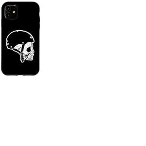 T&ecirc;te de Mort avec Casque de Skateboard Coque pour iPhone 11