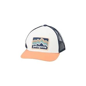 Patagonia K's Trucker Hat Béret, Ridge Rise Stripe : COHO Coral, Taille Unique Mixte