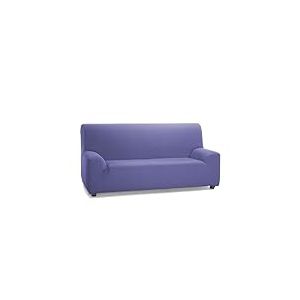 ECOMMERC3 | Housse de canap&eacute; &eacute;lastique et Extra Douce pour canap&eacute; 4 Places 220 &agrave; 260 cm - Housse de canap&eacute; r&eacute;glable, Couleur Lilas - 100% fabriqu&eacute;e en Espagne