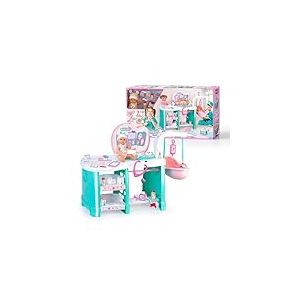 Nenuco Medical Center, poup&eacute;e 35 cm Corps Rigide, 20 Accessoires, Zone de Soins intensifs et Bien Plus Encore, pour Filles/s +3 Ans, c&eacute;l&egrave;bre (NFNA1000)