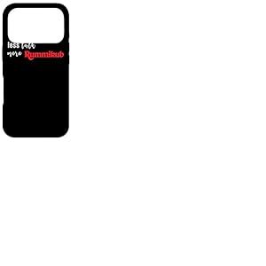 Rummikub Less Talk More Rummikub Tile Game Fun Gift Coque pour iPhone 17 Pro