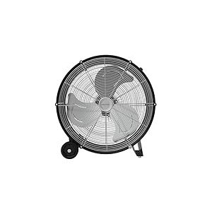 Cecotec Ventilateur de Sol Industriel Proindustry 2000, 120W, Diamètre 50 cm, 3 Vitesses, Pales en Aluminium, Débit d'Air 5404,2 m³/h, Design Transportable, Grille de Protection, Facile à Utiliser