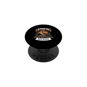 Je Peux Pas J'Ai B&eacute;casse Humour Dr&ocirc;le B&eacute;casse PopSockets PopGrip Adh&eacute;sif
