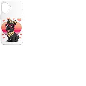 Scottish Terrier Valentines Day Coque pour iPhone 16