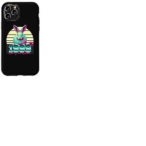 1999 Année du Lapin Anniversaire 80s Zodiaque Chinois rétro Coque pour iPhone 11 Pro
