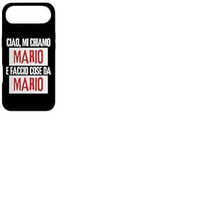 Ciao Sono Mario Faccio Cose Da Mario Personalizzato Ironica Coque pour iPhone Air