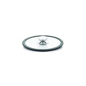 Berndes 16 cm avec Couvercle en Verre de Silicium Noir Rim