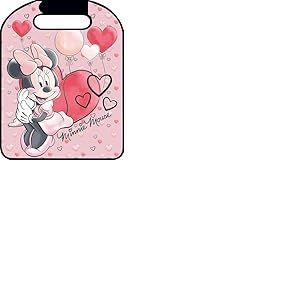 Disney Minnie Protection de siège de Voiture en PVC, Rose, universale