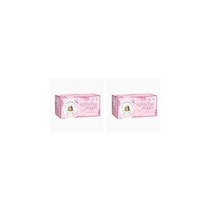 Les 2 Marmottes Fleur’thé Jasmin - Thé vert 100% BIO floral au jasmin - Relaxant et apaisant - Pour le petit-déjeuner - 30 Sachets par boite - Made in France - 60g (Lot de 2)