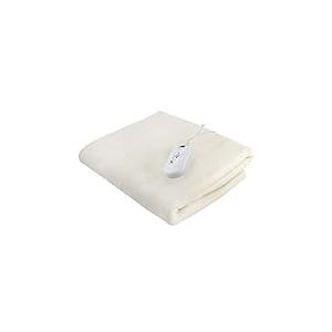 ISO TRADE 4597 Couverture chauffante 150 x 80 cm Contrôleur 3 niveaux de chauffage 60 W Polyester Lavable