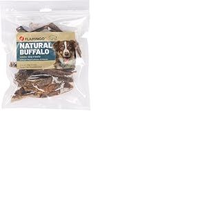 Flamingo Friandises Nature pour Chien Pis de Buffle 200gr - sans Gluten - sans sucres ajout&eacute;s et colorants ni conservateurs
