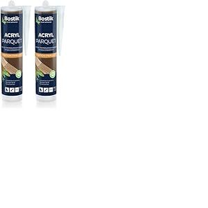 Bostik Joint Parquet, Mastic acrylique, Coloris WENGE - Cartouche 300 ml (Lot de 2)