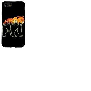 Ours dans la for&ecirc;t, la Faune et l'ext&eacute;rieur | Bear Graphic Coque pour iPhone SE (2020) / 7/8