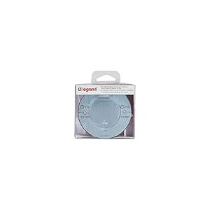 LEGRAND - Kit Prise de Sol Ronde Inox &Eacute;tanche IP44 avec Volet + Bo&icirc;te &agrave; Encastrer