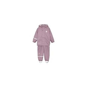 Celavi Basic Rainwear Set-Solid PU Veste de Pluie, Lilas, 120 cm Mixte