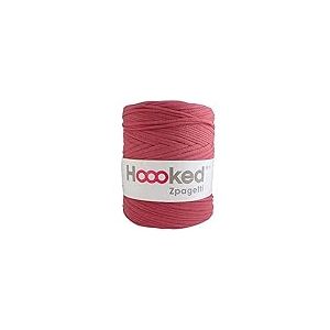 Zpagetti Lot de 3 pelotes de fil vintage en coton pour t-shirt Rouge 120 m 700 g