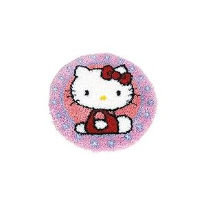 Kit tapis modelé au point noué Hello Kitty