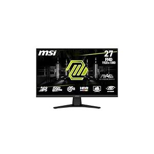 MSI MAG 274F Écran Gaming 27'' FHD - Dalle Rapid IPS 1920 x 1080, 200 Hz / 0,5 ms (GtG), HDR Ready, HDMI 2.0b, P 1.2a, Design sans Bordure, inclinable, Noir