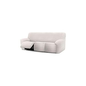 ECOMMERC3 Housse de canapé Relax Pieds Ensemble 3 x 3, Super élastique bi-élastique, Respirante, Facile à Installer et à enlever, avec Mousse de Fixation et élastiques pour Repose-Pieds