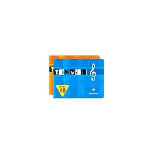 Clairefontaine - Metric - 3754 - Cahier de musique reliure piqûre - 22 x 17 cm à l'italienne - 48 pages