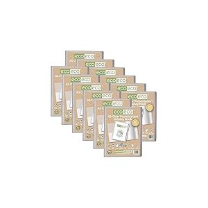 eco-eco Lot de 2 porte-vues transparents format A5 50% recyclé 60 pochettes en plastique